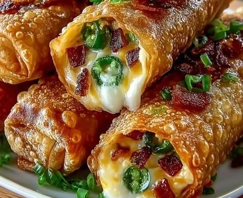 Bacon Jalapeño Popper Eggrolls