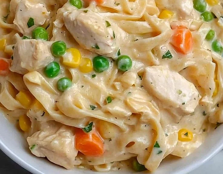 Classic Chicken Pot Pie Pasta
