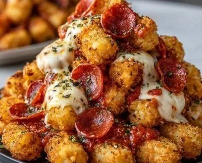 Pepperoni Pizza Totchos Recipe
