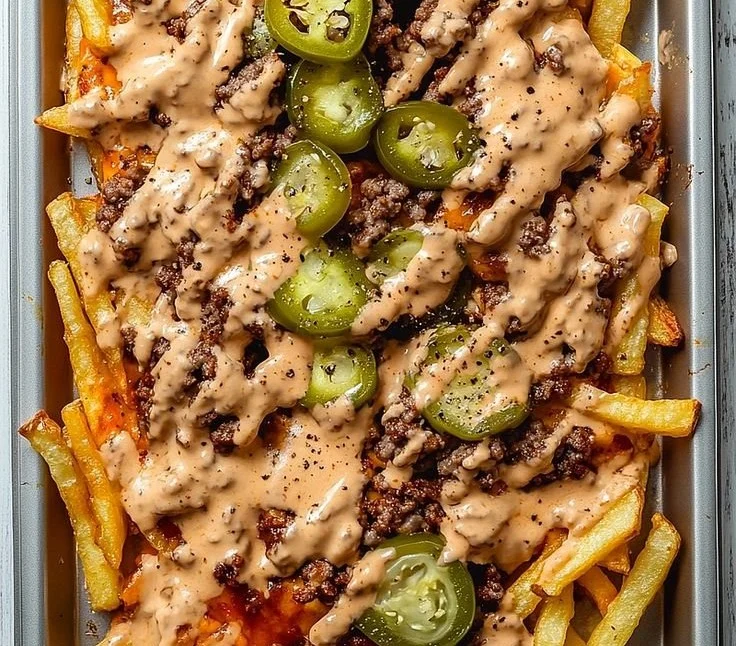 Savory Smash Burger Fries
